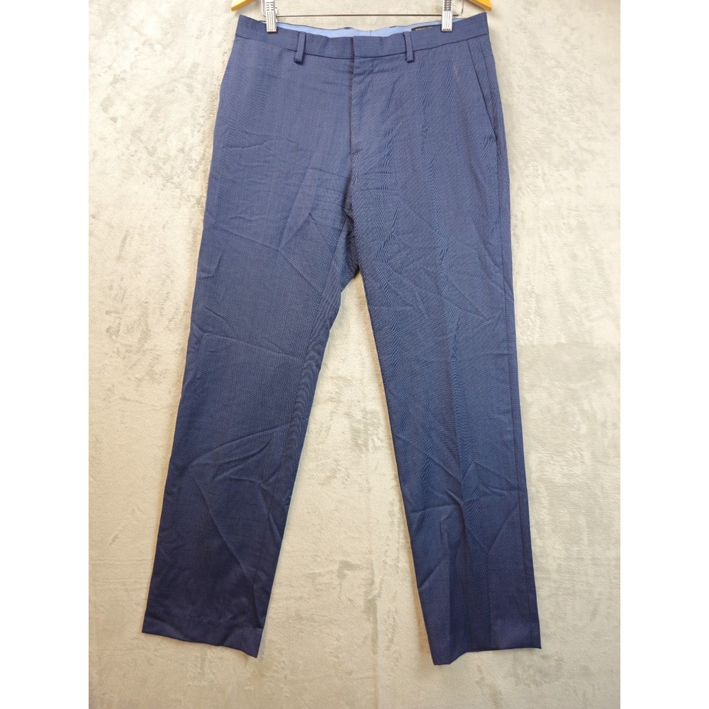 Banana Republic Mens 34x33 Tailored Slim Fit Wool Dress Pants Wool Trousers